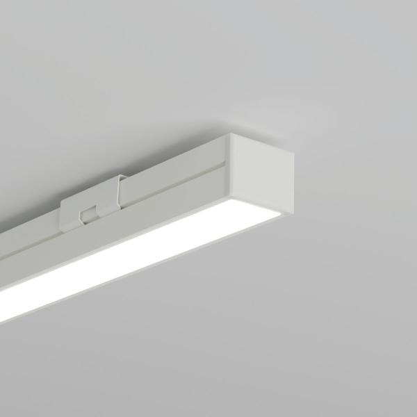 Dezente Clips in Weiß für eine unauffällige Befestigung von LED-Leuchten